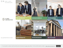 Tablet Screenshot of elmer-adv.dk